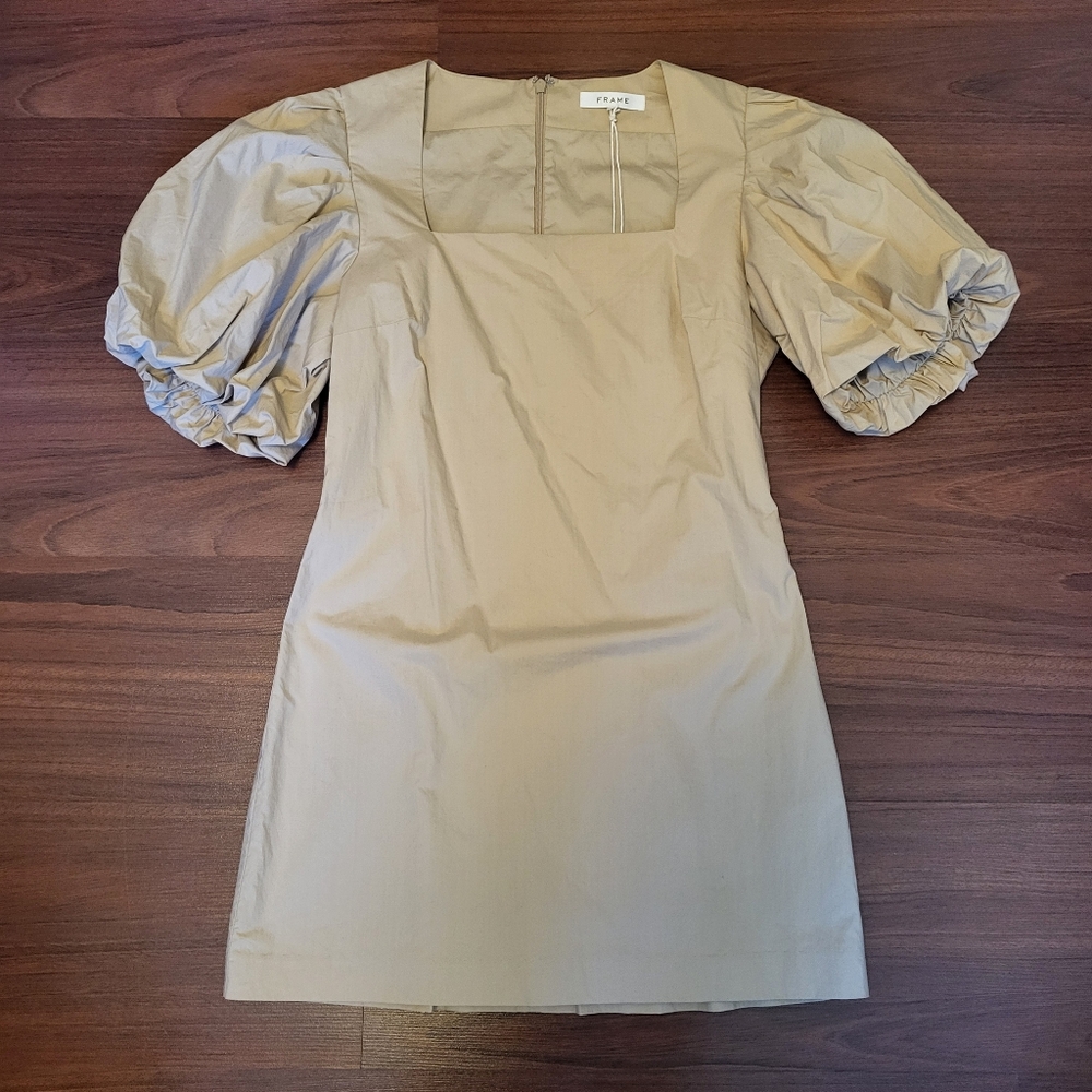 NWT Frame Nina Dress in Pebble Size Medium